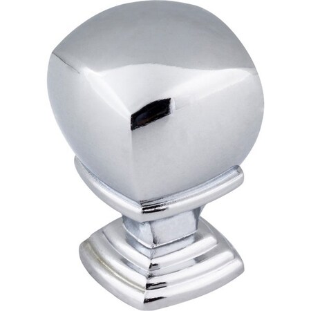 Jeffrey Alexander 7/8" Overall Length  Polished Chrome Katharine Cabinet Knob 188PC